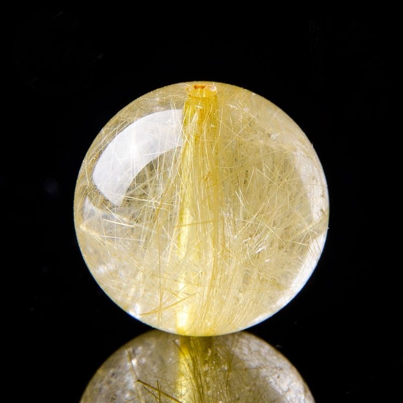 Golden Hair Crystal Bracelet Rutilated Quartz-【Attract Wealth & Gather Energy】