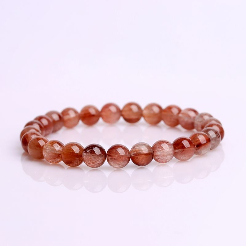 Rare Copper Rutilated Quartz Bracelet -【Enhance Wealth & Improve Career】