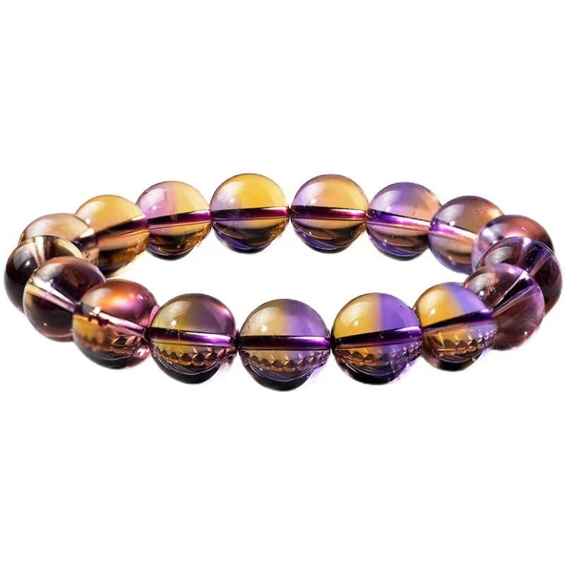 Bolivia Natural Ametrine Bracelet -【Attract Harmony & Inner Peace】