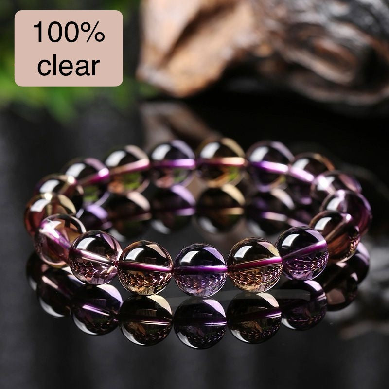 Bolivia Natural Ametrine Bracelet -【Attract Harmony & Inner Peace】