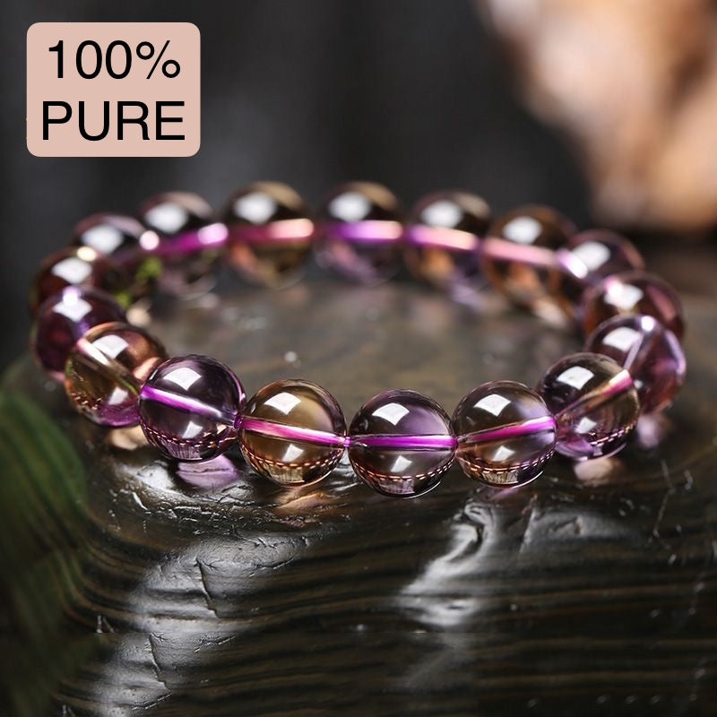 Bolivia Natural Ametrine Bracelet -【Attract Harmony & Inner Peace】