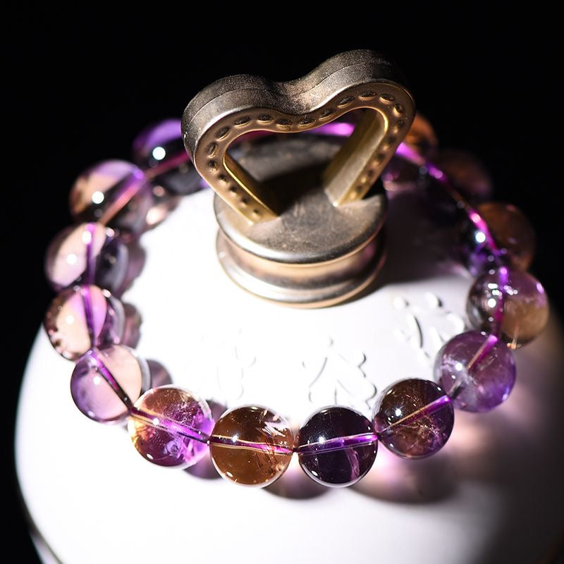 Bolivia Natural Ametrine Bracelet -【Attract Harmony & Inner Peace】