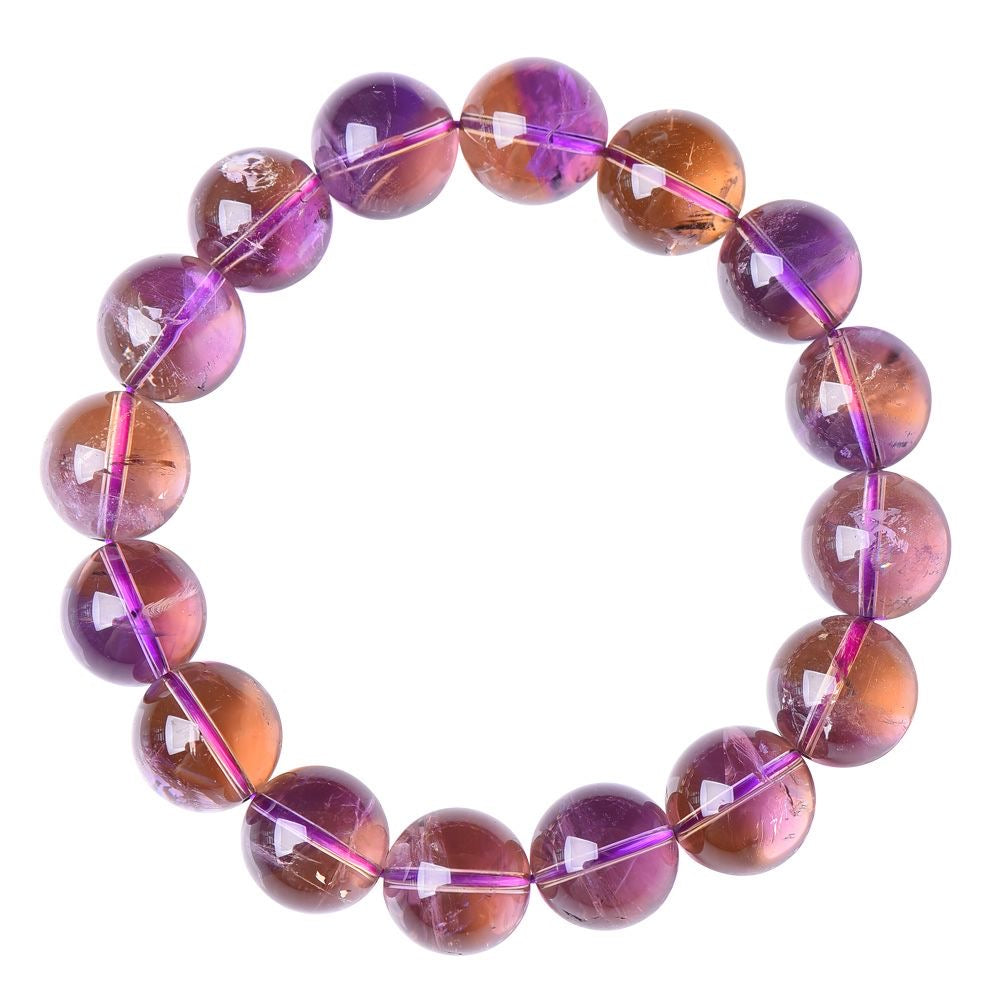 Bolivia Natural Ametrine Bracelet -【Attract Harmony & Inner Peace】