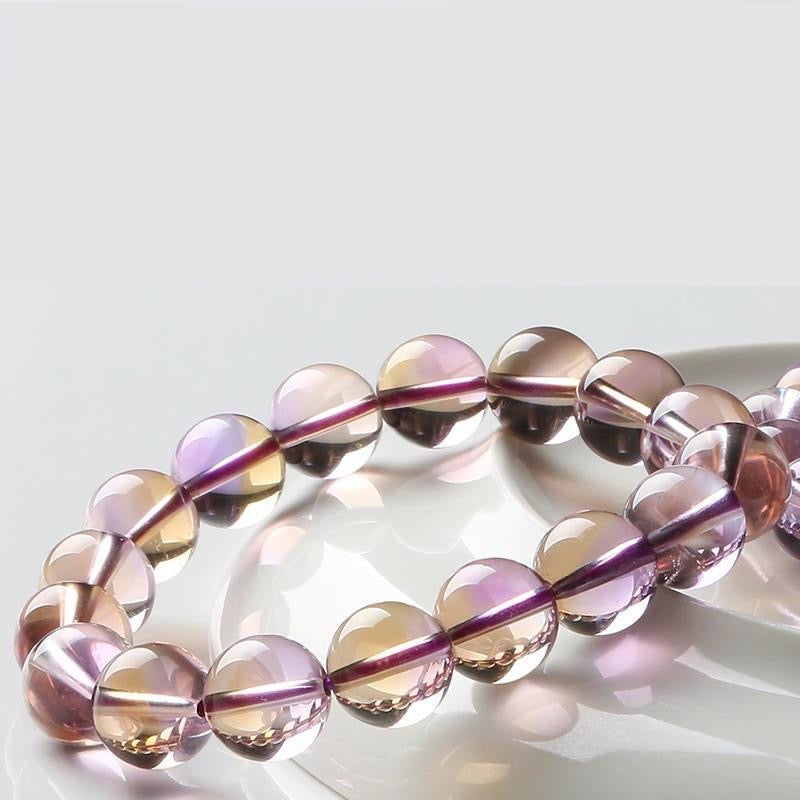 Bolivia Natural Ametrine Bracelet -【Attract Harmony & Inner Peace】