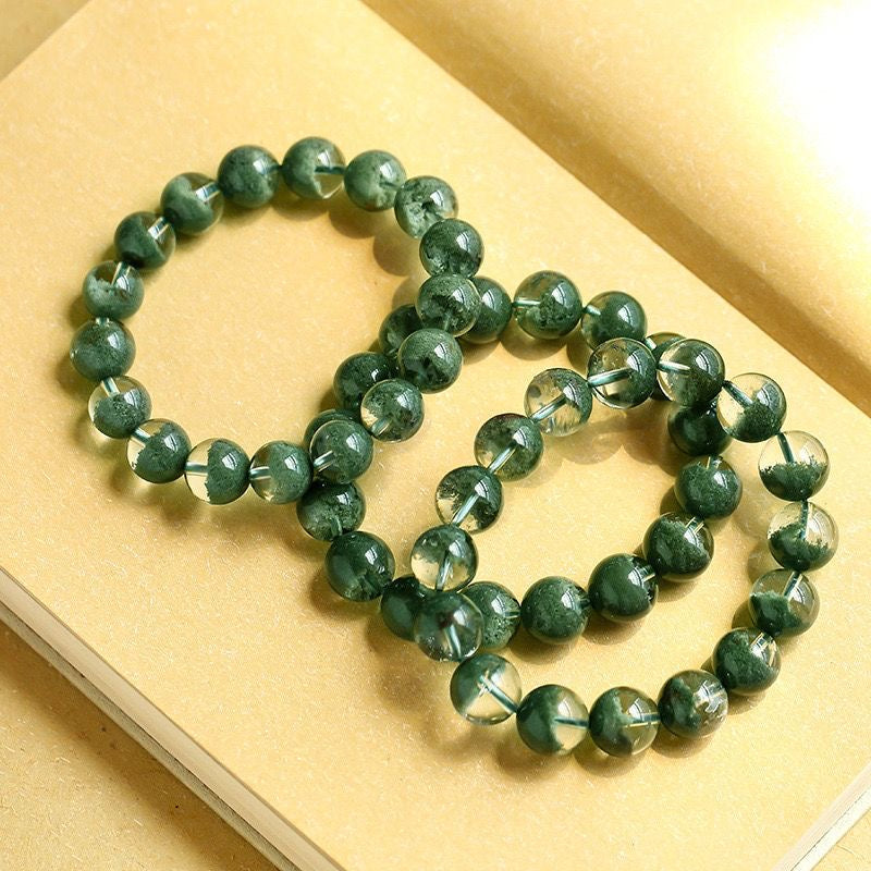 Green Phantom Crystal Bracelet -【Achieve Career Success & Attract Noble People】