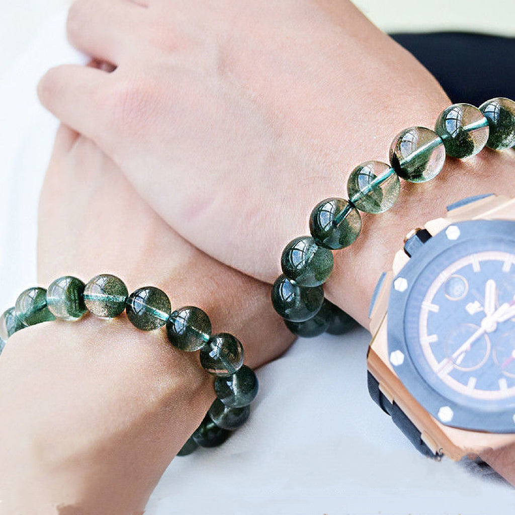 Green Phantom Crystal Bracelet -【Achieve Career Success & Attract Noble People】