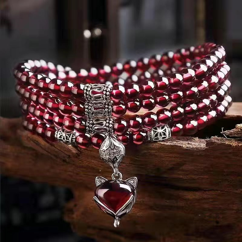 Pure Natural Garnet Bracelet -【Regulate Health & Beauty Care】