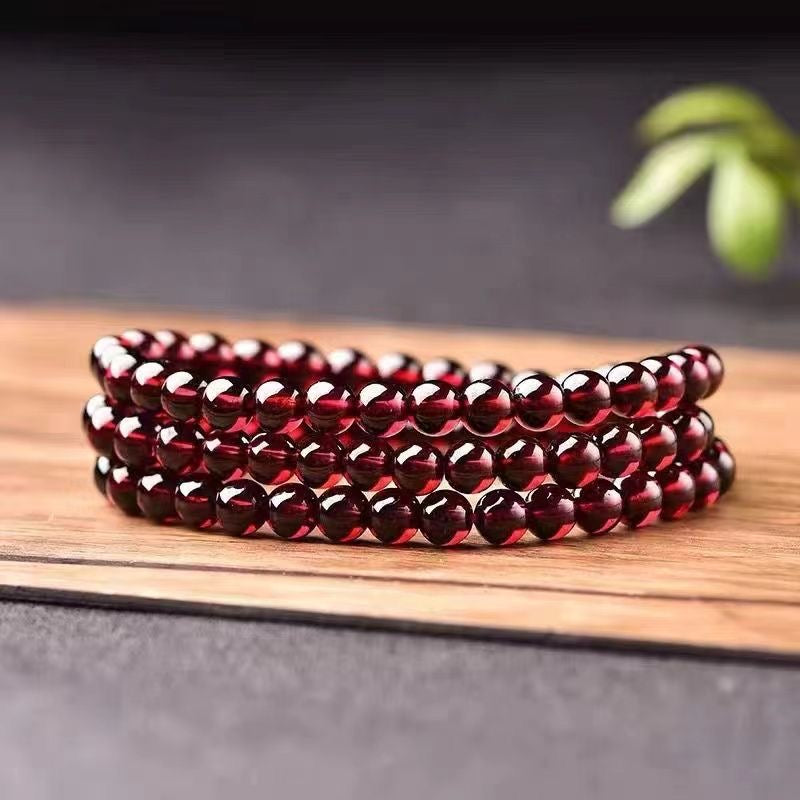 Pure Natural Garnet Bracelet -【Regulate Health & Beauty Care】