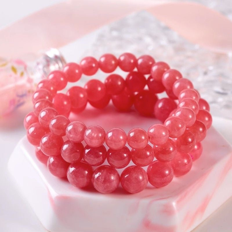 Natural Rhodochrosite Bracelet -【Attract Unwavering Love & Be Healed】