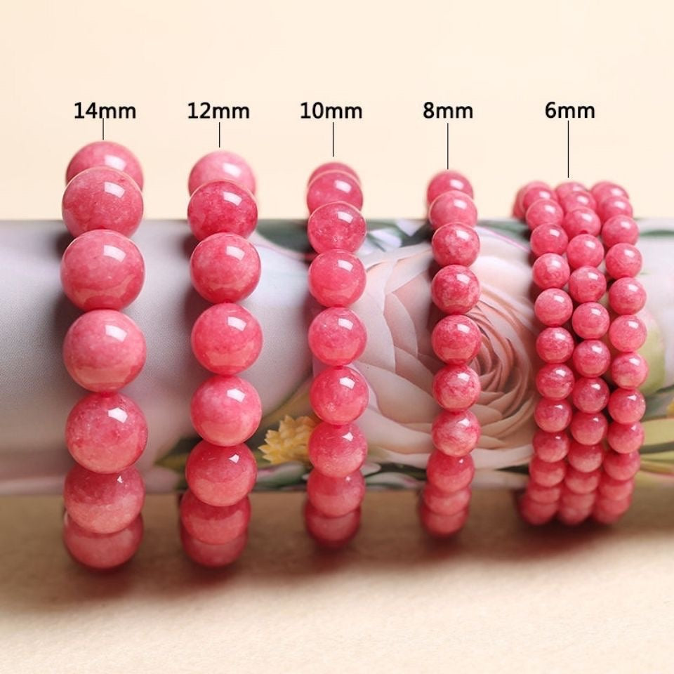 Natural Rhodochrosite Bracelet -【Attract Unwavering Love & Be Healed】