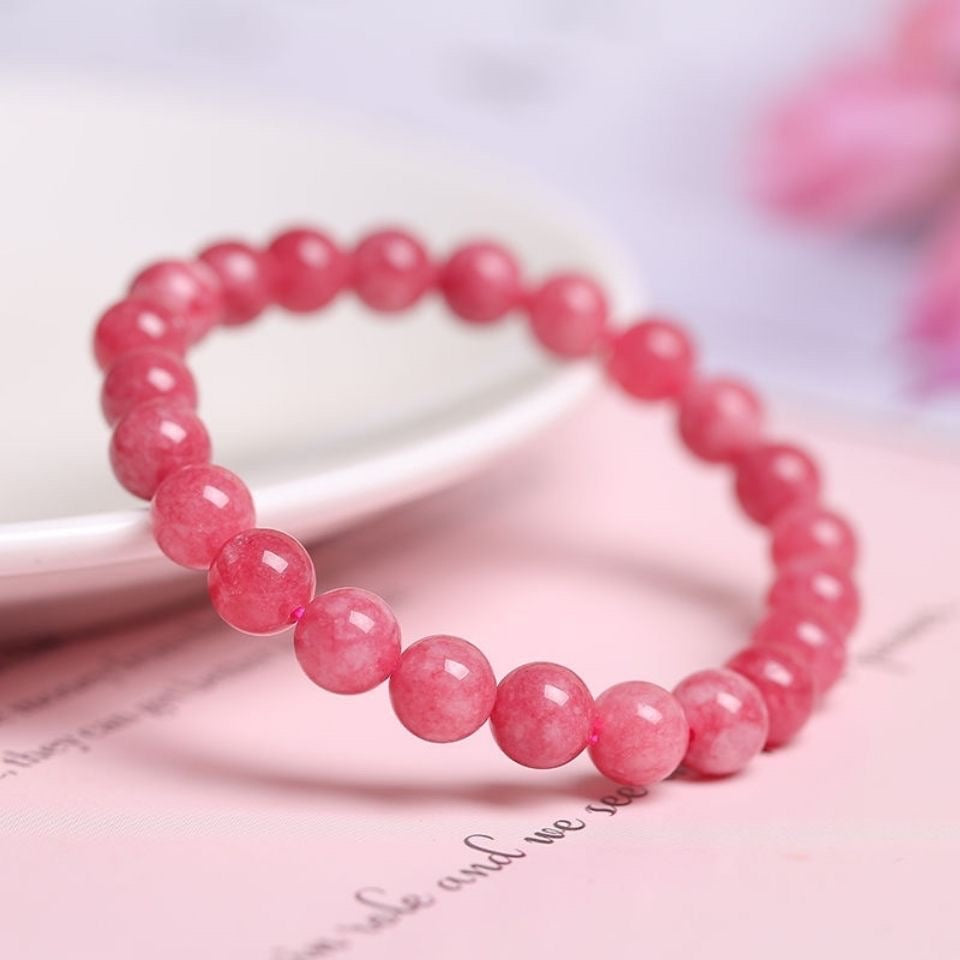 Natural Rhodochrosite Bracelet -【Attract Unwavering Love & Be Healed】