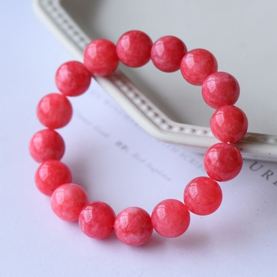 Natural Rhodochrosite Bracelet -【Attract Unwavering Love & Be Healed】