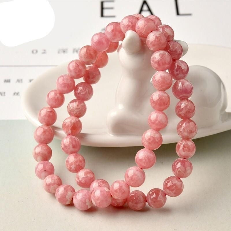 Natural Rhodochrosite Bracelet -【Attract Unwavering Love & Be Healed】