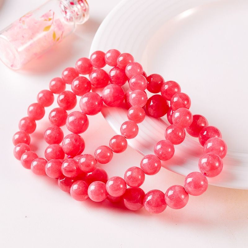 Natural Rhodochrosite Bracelet -【Attract Unwavering Love & Be Healed】