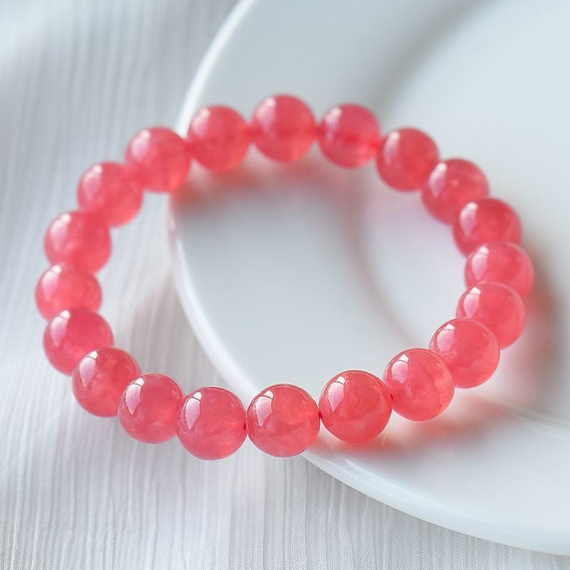 Natural Rhodochrosite Bracelet -【Attract Unwavering Love & Be Healed】