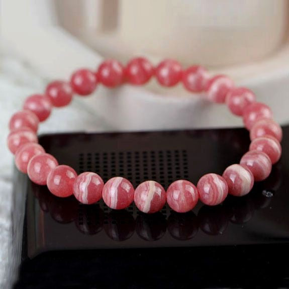 Natural Rhodochrosite Bracelet -【Attract Unwavering Love & Be Healed】