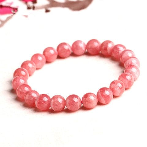 Natural Rhodochrosite Bracelet -【Attract Unwavering Love & Be Healed】