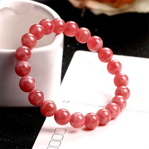 Natural Rhodochrosite Bracelet -【Attract Unwavering Love & Be Healed】