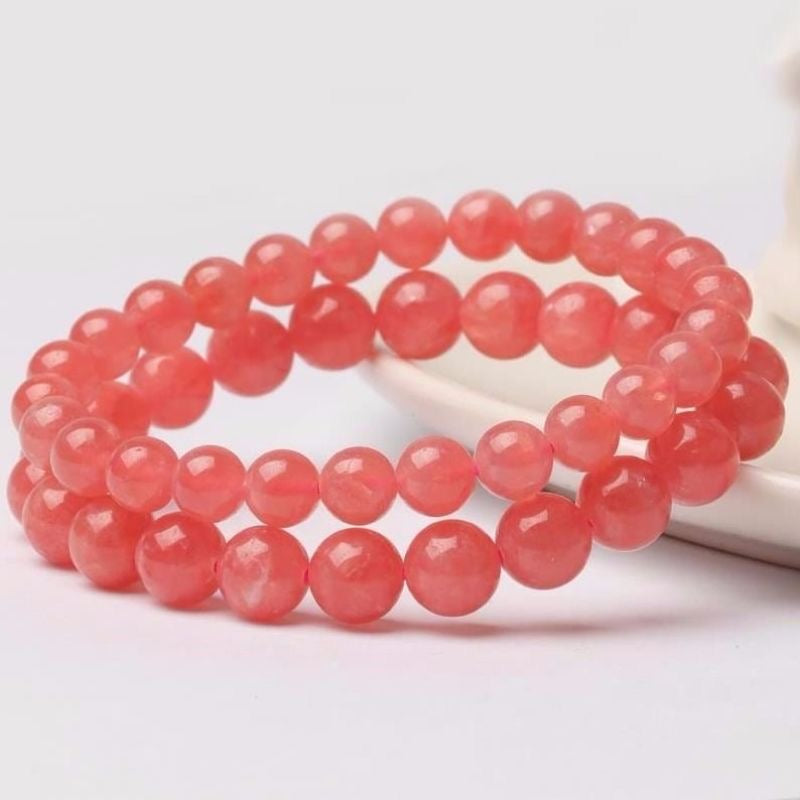 Natural Rhodochrosite Bracelet -【Attract Unwavering Love & Be Healed】