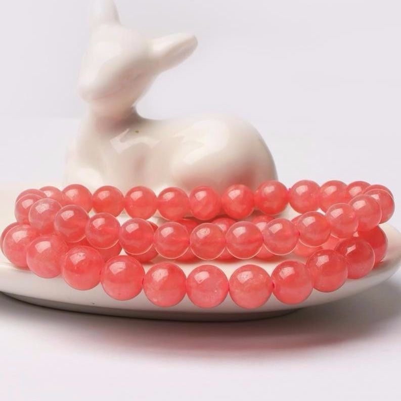 Natural Rhodochrosite Bracelet -【Attract Unwavering Love & Be Healed】