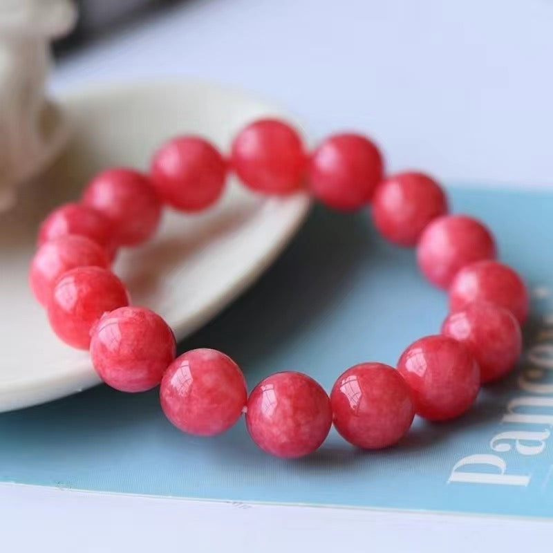 Natural Rhodochrosite Bracelet -【Attract Unwavering Love & Be Healed】