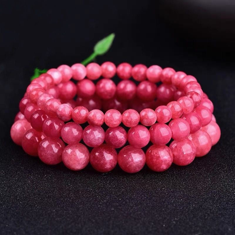 Natural Rhodochrosite Bracelet -【Attract Unwavering Love & Be Healed】