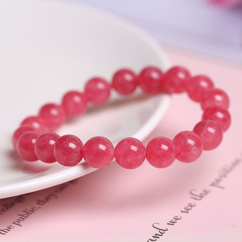 Natural Rhodochrosite Bracelet -【Attract Unwavering Love & Be Healed】