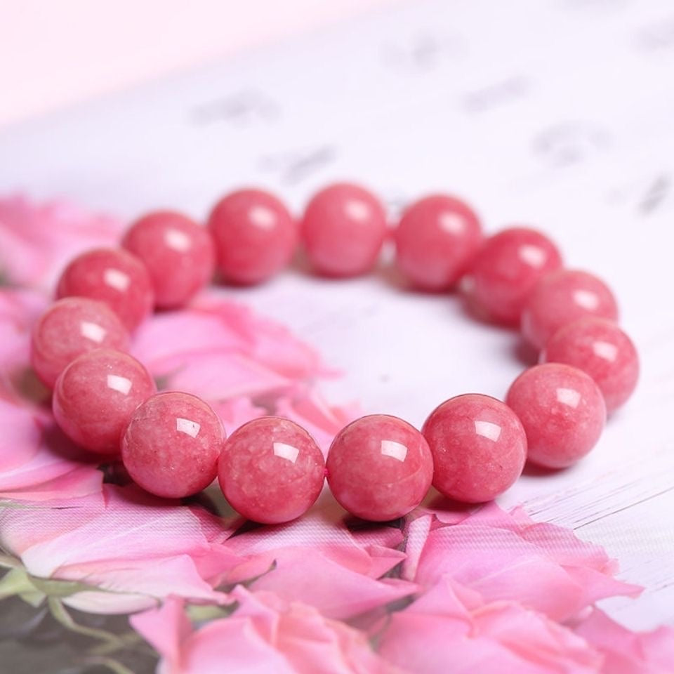 Natural Rhodochrosite Bracelet -【Attract Unwavering Love & Be Healed】