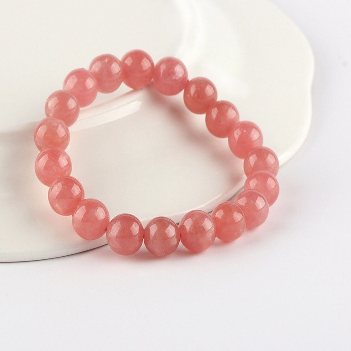 Natural Rhodochrosite Bracelet -【Attract Unwavering Love & Be Healed】