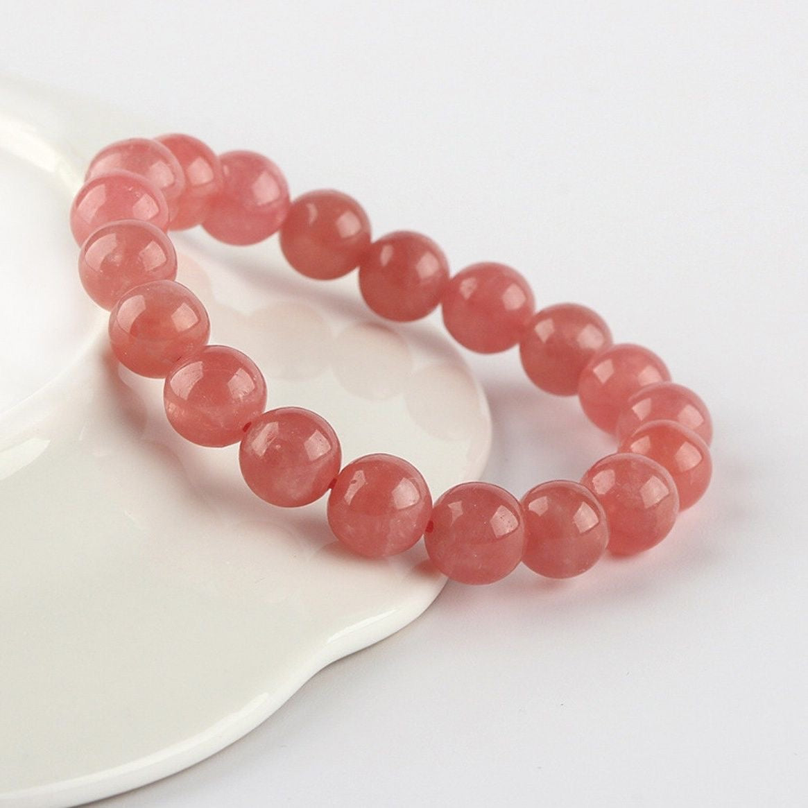 Natural Rhodochrosite Bracelet -【Attract Unwavering Love & Be Healed】