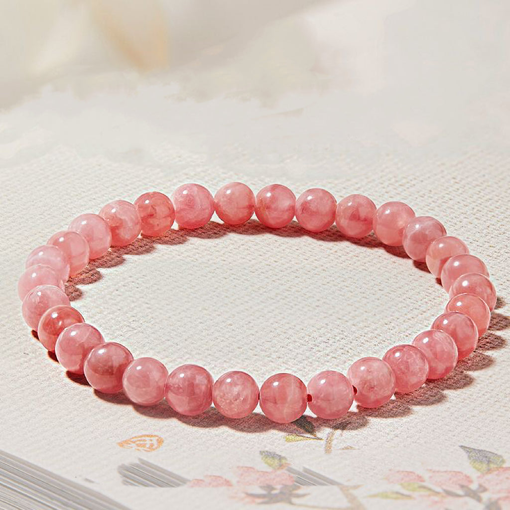 Natural Rhodochrosite Bracelet -【Attract Unwavering Love & Be Healed】