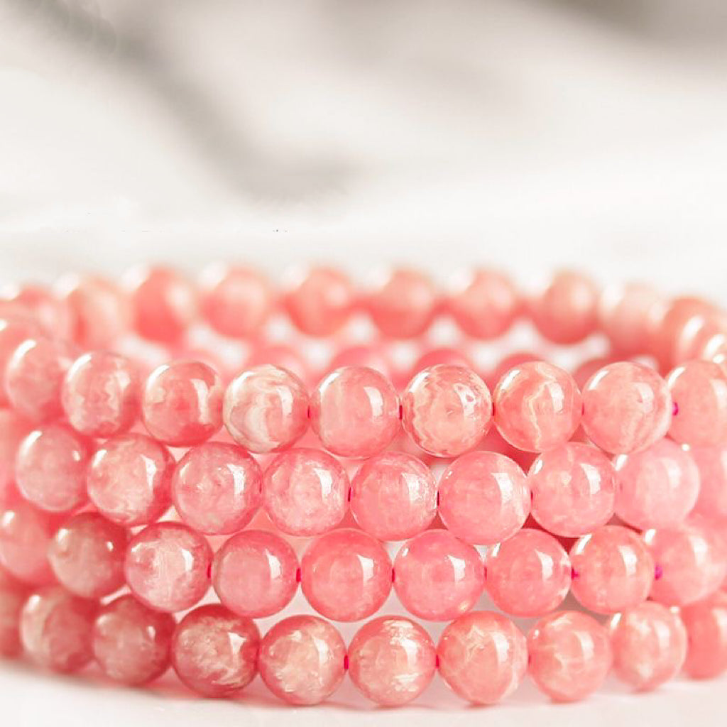 Natural Rhodochrosite Bracelet -【Attract Unwavering Love & Be Healed】