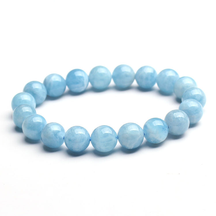 Pure Natural Aquamarine Bracelet -【Zen Meditation & Energy Cleansing】