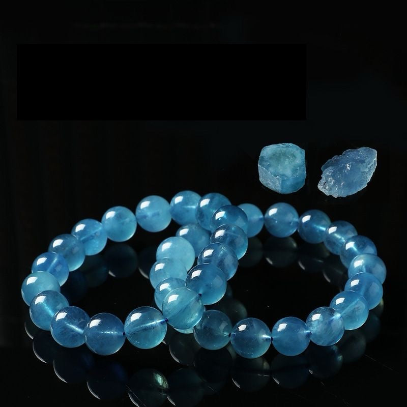 Pure Natural Aquamarine Bracelet -【Zen Meditation & Energy Cleansing】