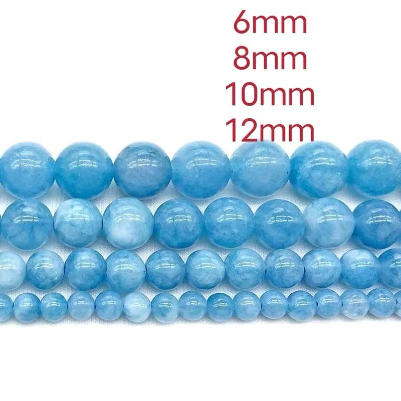 Pure Natural Aquamarine Bracelet -【Zen Meditation & Energy Cleansing】