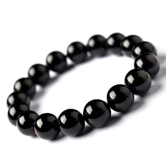 Natural Obsidian Bracelet -【Body Mind Balance & Bless Health】