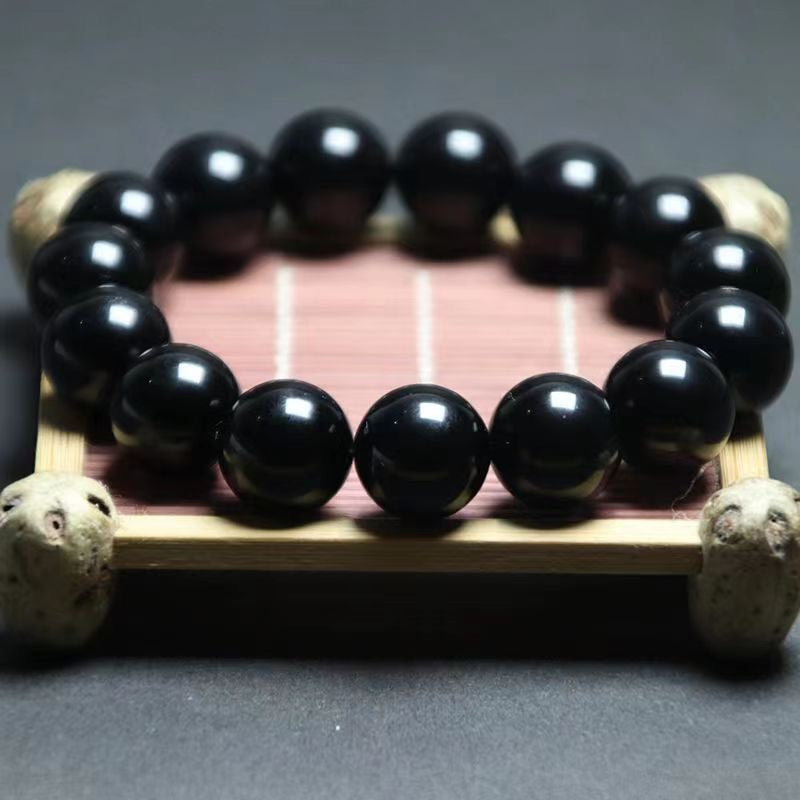 Natural Obsidian Bracelet -【Body Mind Balance & Bless Health】