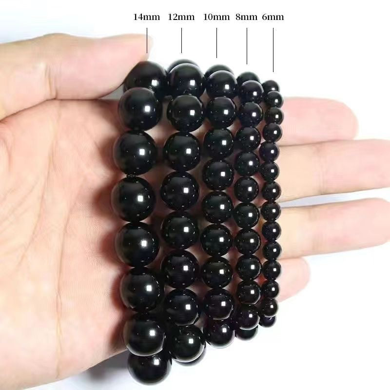 Natural Obsidian Bracelet -【Body Mind Balance & Bless Health】