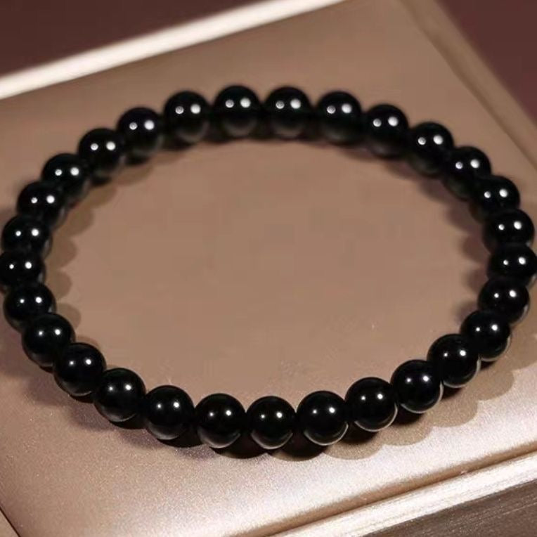 Natural Obsidian Bracelet -【Body Mind Balance & Bless Health】