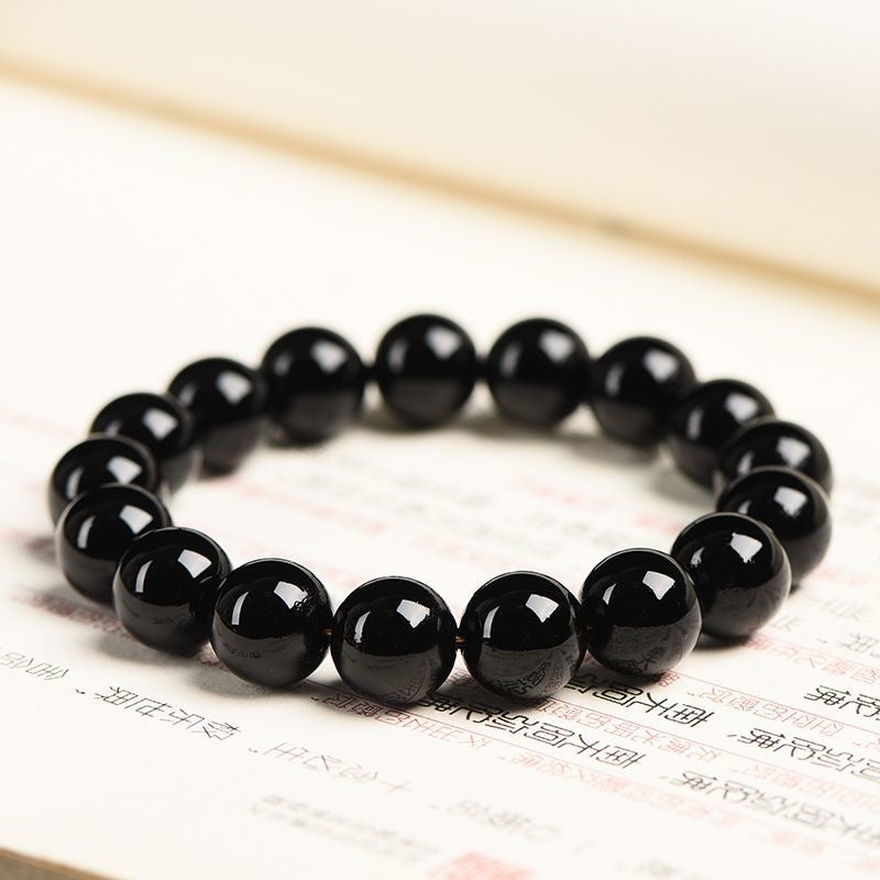 Natural Obsidian Bracelet -【Body Mind Balance & Bless Health】