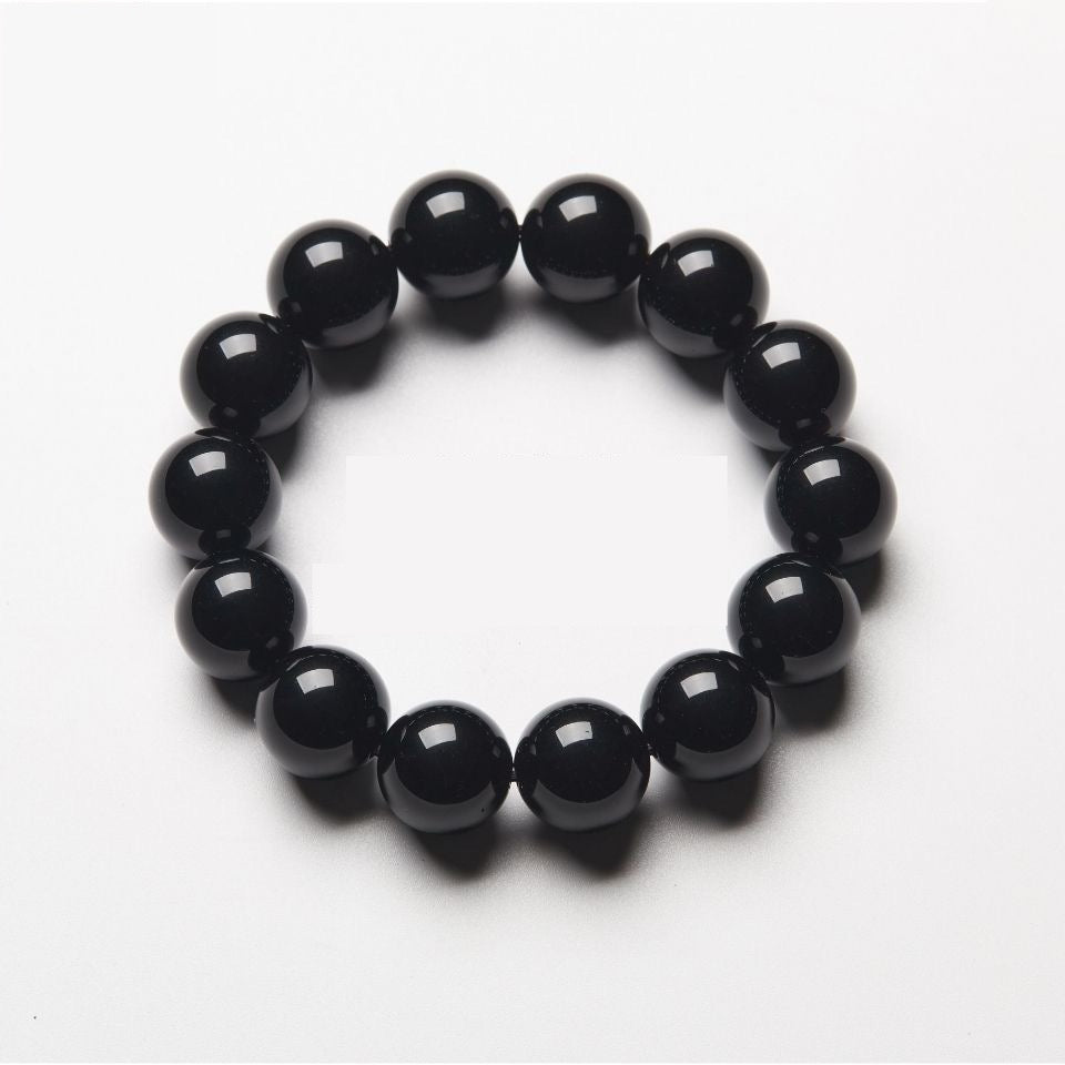 Natural Obsidian Bracelet -【Body Mind Balance & Bless Health】