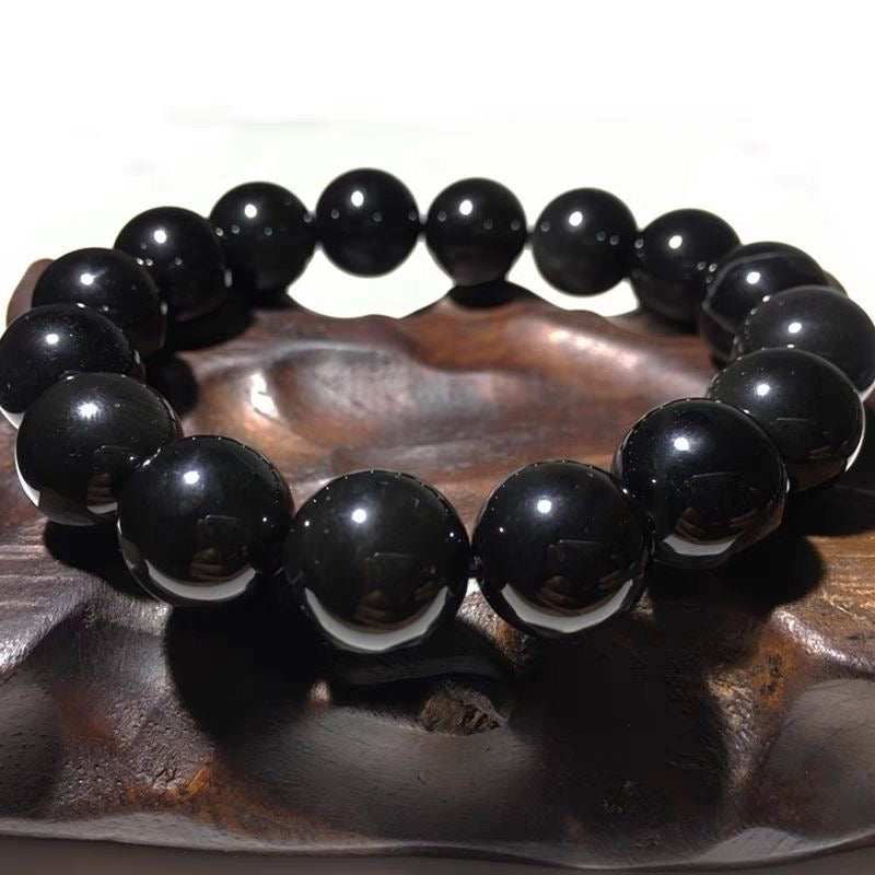 Natural Obsidian Bracelet -【Body Mind Balance & Bless Health】