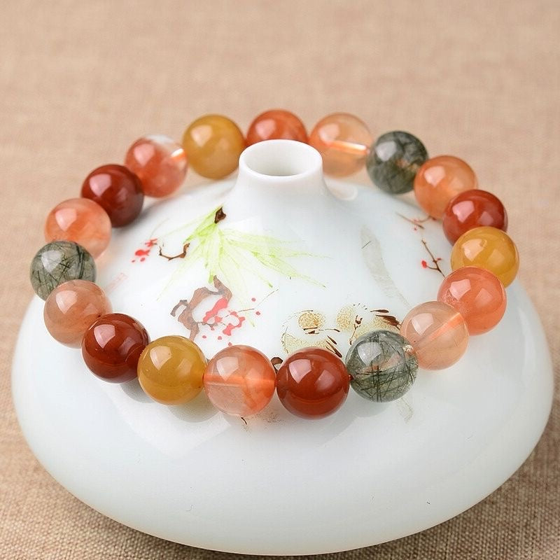 Fortune Luck Longevity Feng Shui Crystal Bracelet -【Attract Wealth & Increase Fortune】