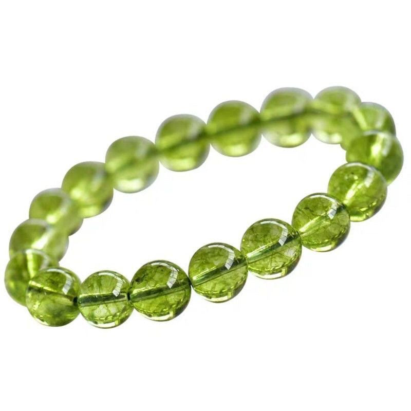 Energizing Peridot Crystal Bracelet -【Enhance Energy Aura & Relieves Anxiety】