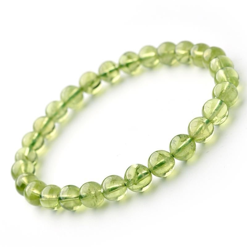 Energizing Peridot Crystal Bracelet -【Enhance Energy Aura & Relieves Anxiety】