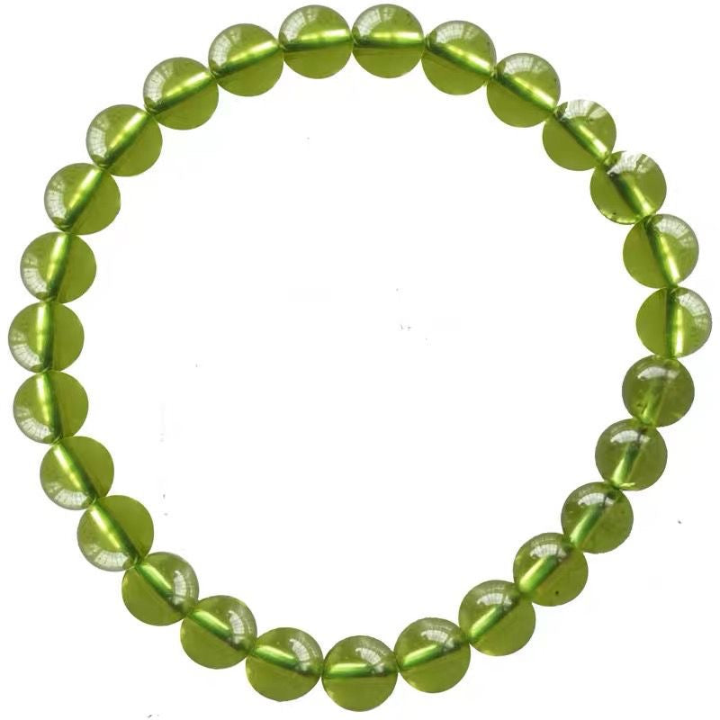 Energizing Peridot Crystal Bracelet -【Enhance Energy Aura & Relieves Anxiety】