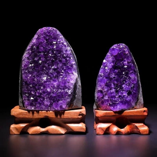 Amethyst Cave Feng Shui Wealth Attracting Ornaments -【Attracts Wealth & Empower Life】