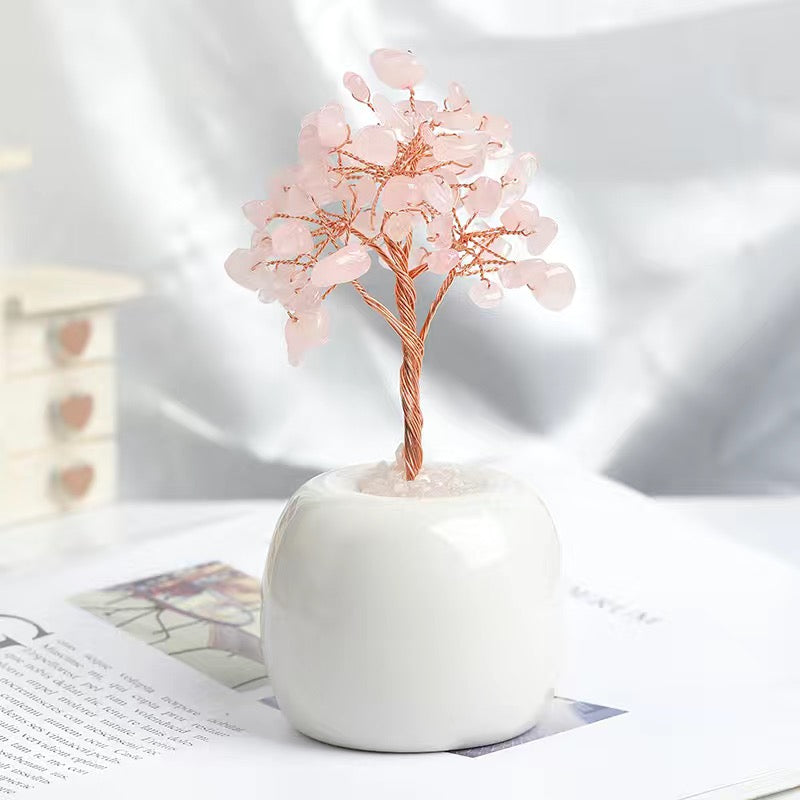 Natural Crystal Tree Energy Ornaments -【Crystal Wishing Tree】