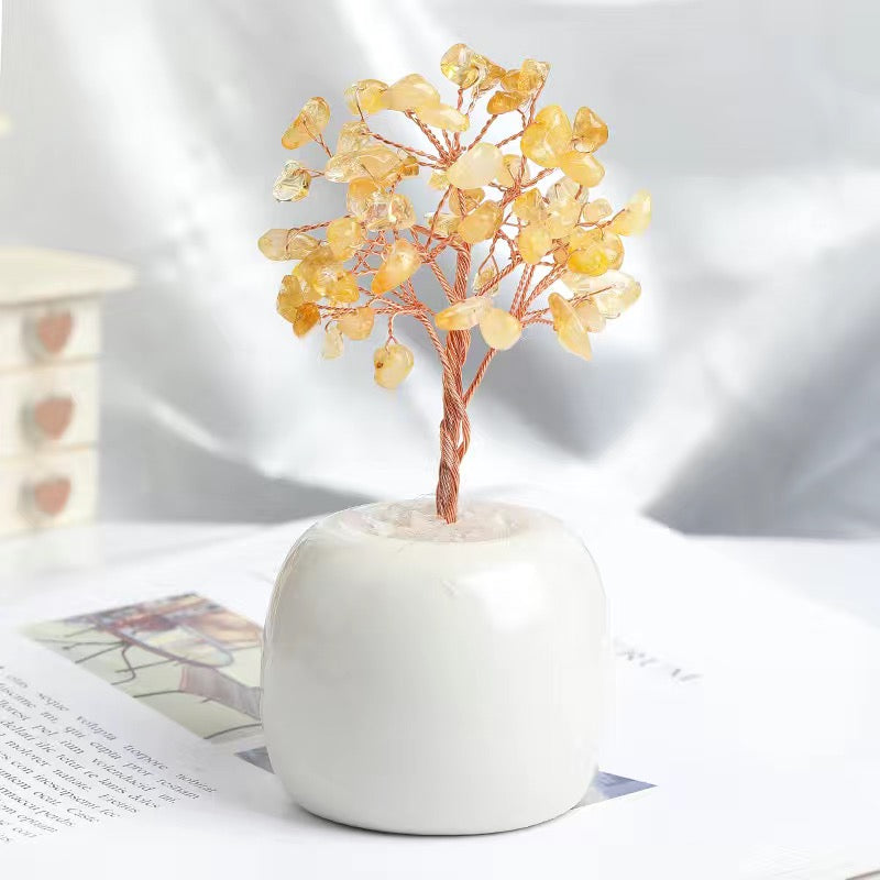 Natural Crystal Tree Energy Ornaments -【Crystal Wishing Tree】