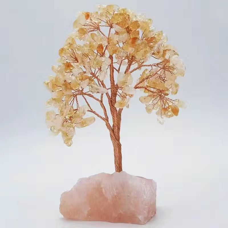 Natural Crystal Tree Energy Ornaments -【Crystal Wishing Tree】